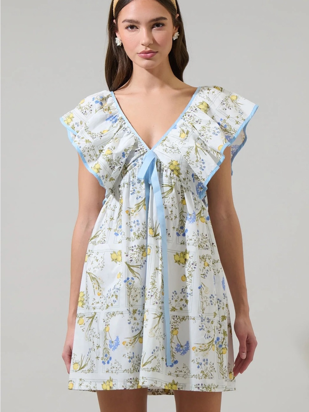 Sugarlips Cecily Floral Mini Babydoll Dress